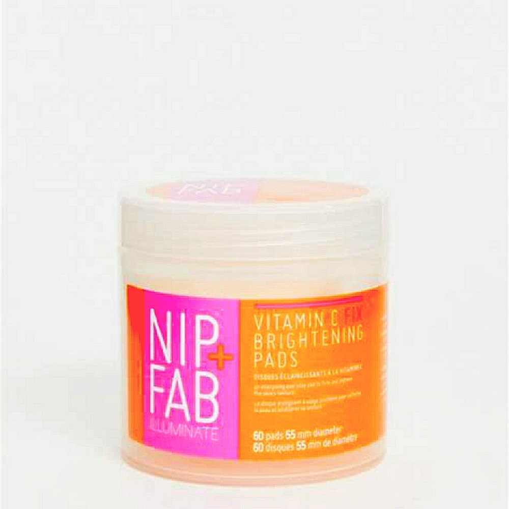 Sealed Nip + Fab Vitamin C Fix Brightening Pads, 60 ct, anti-aging